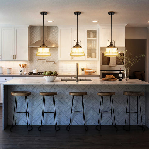 Industrial Pendant Light Black Schoolhouse Hanging Light